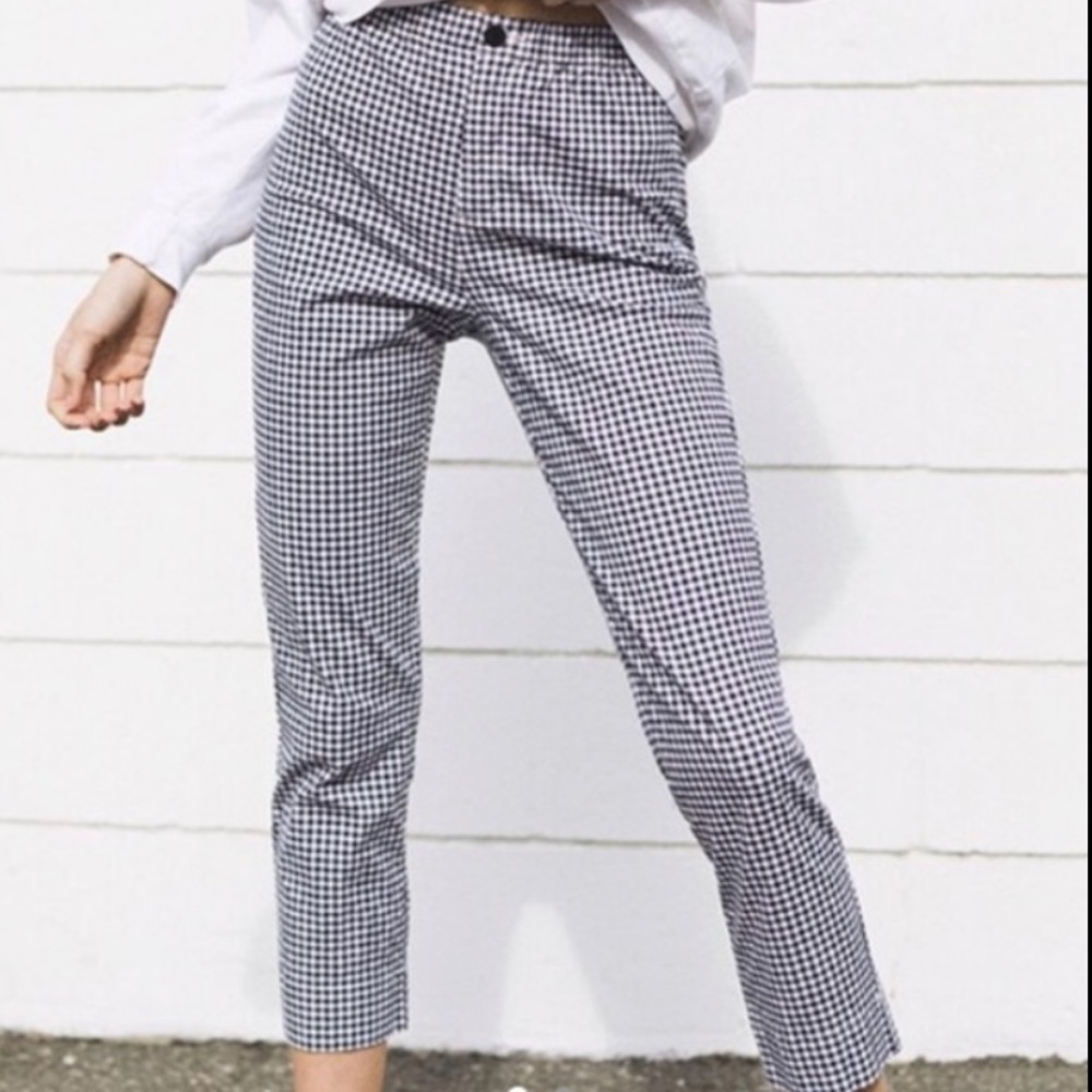 Brandy Melville/John Galt Checkered Tilden Pants